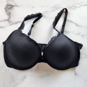 Soma 36D embraceable black padded push-up bra women's